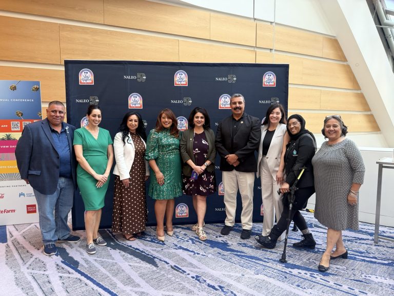 Christine Salazar with colleagues at the NALEO 50th anniversary